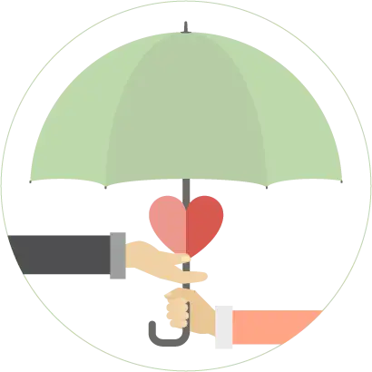 Parapluie coeur